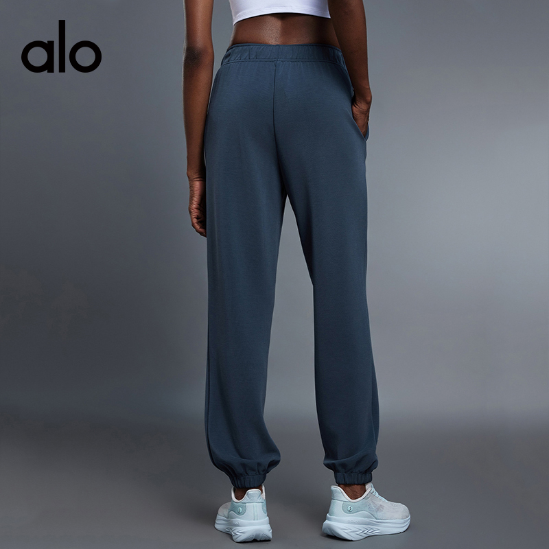 Alo Leggings aloyoga moisture-absorbent and breathable fitness running trousers versatile and loose slim-fitting