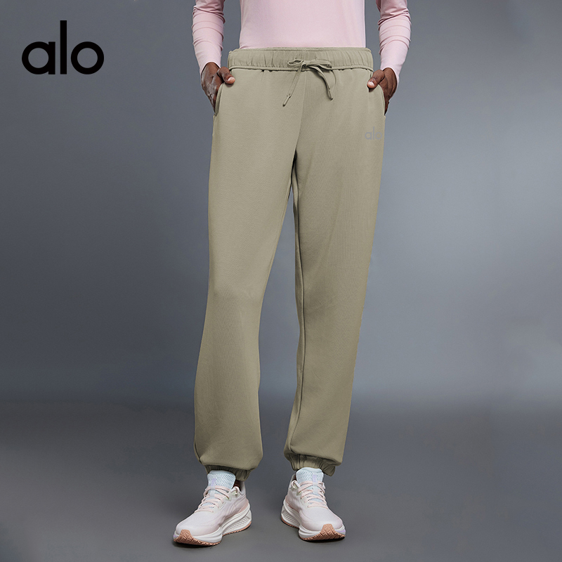 Alo Leggings aloyoga moisture-absorbent and breathable fitness running trousers versatile and loose slim-fitting