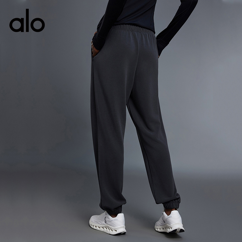 Alo Leggings aloyoga moisture-absorbent and breathable fitness running trousers versatile and loose slim-fitting