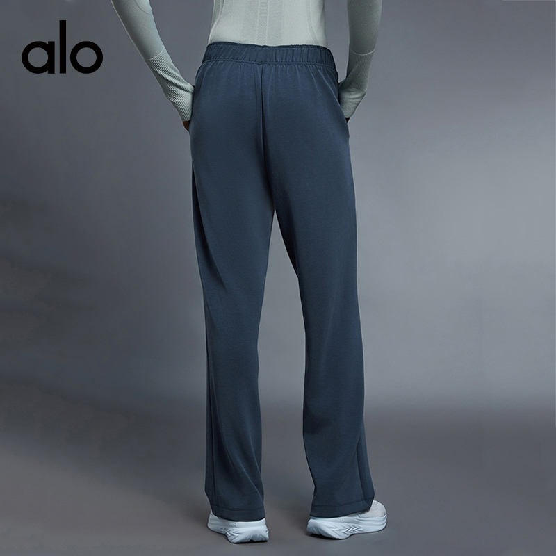 Alo leggings run dark blue yoga