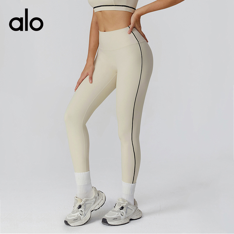 ALO YOGA💰78💎支持一件代发
aloyoga 撞色磨毛瑜伽长裤高腰户外骑行跑步健身裤
【品牌】ALO 
【款号】ECK2036
【面料】锦纶/氨纶
【颜色】高级黑，深培棕，深蓝色，火山灰，米杏色
【尺码】S，M，L，XL
 专柜同款品质，厂家直销，货源充足，售后保障