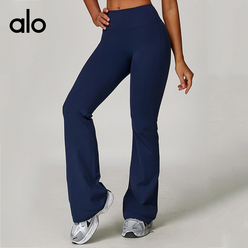 ALO YOGA💰88💎支持一件代发
aloyoga 高腰瑜伽紧身阔腿喇叭裤跑步运动健身微喇裤
【品牌】ALO 
【款号】ECK5061
【面料】锦纶/氨纶
【颜色】高级黑，灰杏色，徽章蓝，酱紫色，蜜桃粉，摩卡棕，牡丹红，树莓红
【尺码】S，M，L，XL
 专柜同款品质，厂家直销，货源充足，售后保障