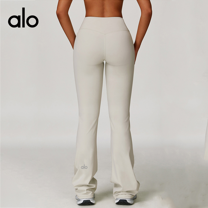ALO YOGA💰88💎支持一件代发
aloyoga 高腰瑜伽紧身阔腿喇叭裤跑步运动健身微喇裤
【品牌】ALO 
【款号】ECK5061
【面料】锦纶/氨纶
【颜色】高级黑，灰杏色，徽章蓝，酱紫色，蜜桃粉，摩卡棕，牡丹红，树莓红
【尺码】S，M，L，XL
 专柜同款品质，厂家直销，货源充足，售后保障