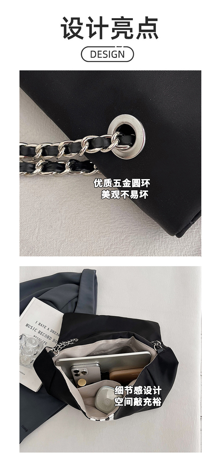 ALO YOGA 💰68💎支持一件代发
aloyoga 休闲通勤大容量尼龙布大包包新款时尚单肩包
【品牌】AlO
【款号】STB3174
【面料】尼龙
【颜色】黑色
【尺码】均码
 专柜同款品质，厂家直销，货源充足，售后保障