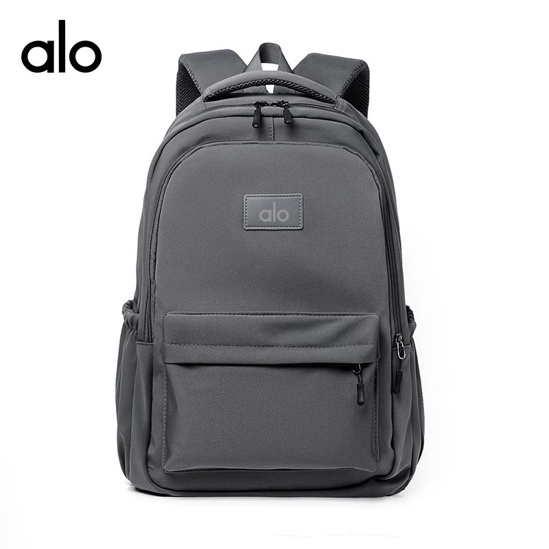 ALO YOGA 💰78💎支持一件代发
aloyoga 防泼水牛津布双肩包新款大容量书包
【品牌】AlO
【款号】STB9001
【面料】耐磨面料
【颜色】粉色，银河灰，象牙白，天空蓝，黑色
【尺码】均码
 专柜同款品质，厂家直销，货源充足，售后保障