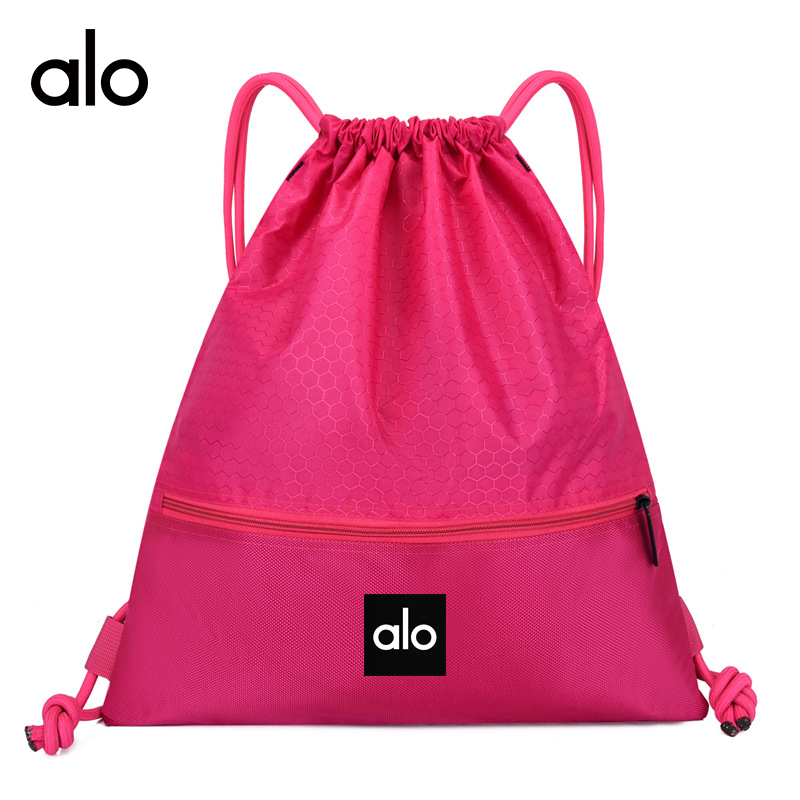 ALO YOGA 💰68💎支持一件代发
aloyoga 篮球包篮球袋子大容量男女运动健身包
【品牌】ALO 
【款号】STB1012
【面料】牛津布
【颜色】黑色，藏青色，玫红色，灰色
【尺码】均码
 专柜同款品质，厂家直销，货源充足，售后保障