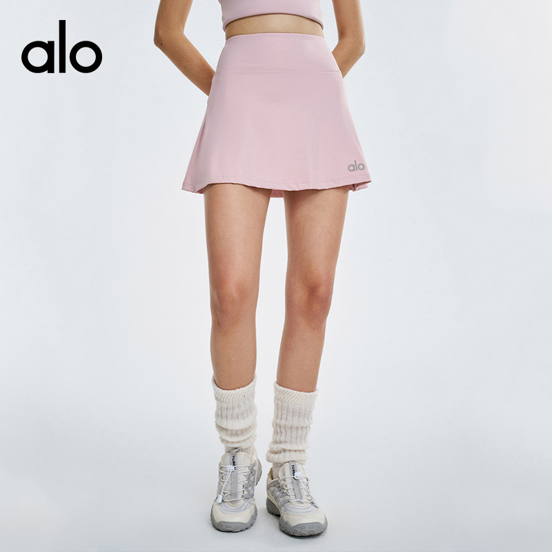 ALO YOGA💰78💎支持一件代发
aloyoga 高腰显瘦假两件裙裤侧口袋运动健身服瑜伽短裙
【品牌】ALO 
【款号】DK820
【面料】锦纶/氨纶
【颜色】海军蓝，风车蓝，黑色，白色，雾粉色，红色
【尺码】S，M，L，XL
 专柜同款品质，厂家直销，货源充足，售后保障