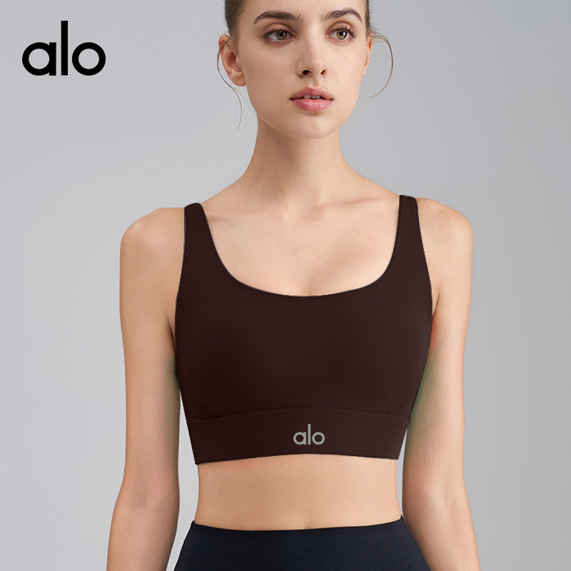 ALO YOGA💰78💎支持一件代发
aloyoga 美背大U背运动内衣文胸健身跑步健身服瑜伽背心
【品牌】ALO 
【款号】WX941
【面料】锦纶/氨纶
【颜色】黑色，雏菊黄，马尔代夫绿，象牙白，野莓色，蒸馏咖啡
【尺码】S，M，L，XL，2XL
 专柜同款品质，厂家直销，货源充足，售后保障
