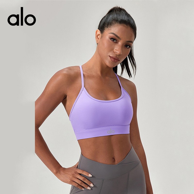 ALO YOGA💰78💎支持一件代发
aloyoga 运动裸感瑜伽文胸Y字肩带防震速干健身背心
【品牌】ALO 
【款号】WX52762
【面料】锦纶/氨纶
【颜色】柠檬黄，白色，柔紫色，黑色
【尺码】S，M，L，XL，XXL
 专柜同款品质，厂家直销，货源充足，售后保障