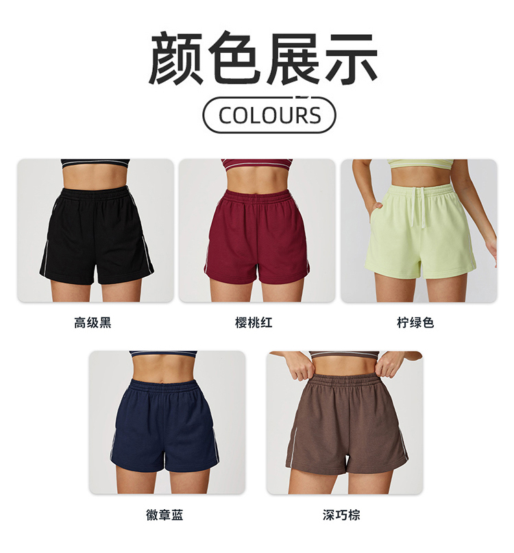 ALO YOGA💰83💎支持一件代发
aloyoga 撞色高腰宽松直筒口袋卫裤户外休闲舒适百搭短裤
【品牌】ALO 
【款号】EWK7028-2
【面料】锦纶/氨纶
【颜色】高级黑，樱桃红，柠绿色，徽章蓝，深巧棕
【尺码】S，M，L，XL
 专柜同款品质，厂家直销，货源充足，售后保障