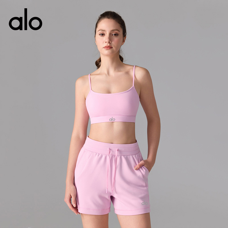 ALO YOGA💰78💎支持一件代发
aloyoga 裸感抗菌小猫耳美背运动内衣吊带瑜伽文胸
【品牌】ALO 
【款号】YW386
【面料】锦纶/氨纶
【颜色】白色，维生素粉，水洗黄，浅兰色，黑色
【尺码】S，M，L，XL
 专柜同款品质，厂家直销，货源充足，售后保障