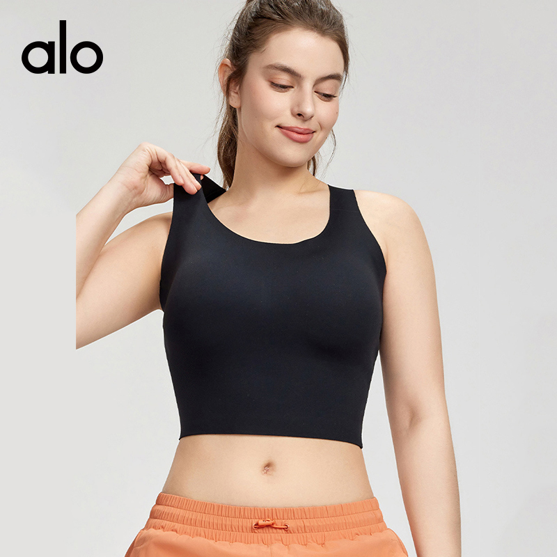 ALO YOGA💰83💎支持一件代发
aloyoga 大码运动内衣可拆卸胸垫点胶贴合遮副乳透气背心
【品牌】ALO 
【款号】DWB215436
【面料】氨纶/锦纶
【颜色】绯红至夏，姜饼棕，黑色
【尺码】0码，1码，2码，3码
 专柜同款品质，厂家直销，货源充足，售后保障