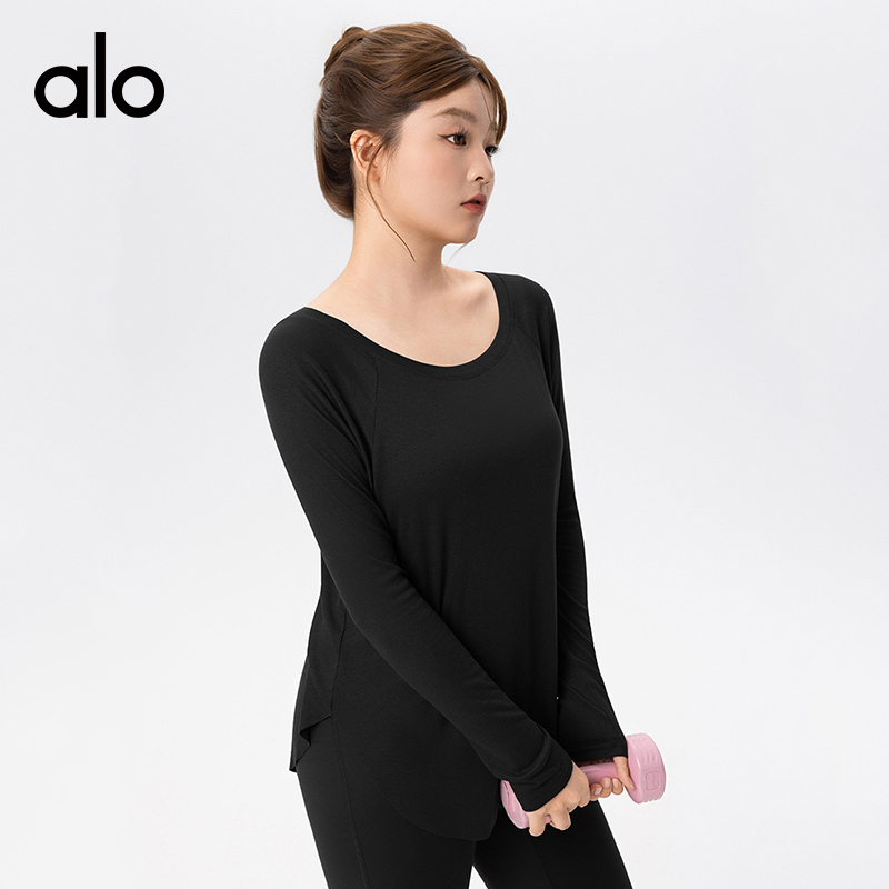 ALO YOGA💰78💎支持一件代发
aloyoga 大码宽松瑜伽服长袖罩衫外穿轻薄透气长袖
【品牌】ALO 
【款号】DWT225661
【面料】氨纶/粘纤
【颜色】白麻灰，黑色，浅麻灰，温莎葡萄酒
【尺码】L，XL，2XL，3XL
 专柜同款品质，厂家直销，货源充足，售后保障