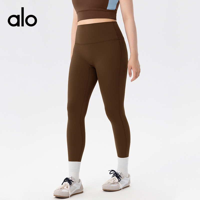 ALO YOGA💰83💎支持一件代发
aloyoga 裸感高腰收腹提臀健身裤大码亲肤运动紧身裤
【品牌】ALO 
【款号】DWP225490
【面料】锦纶/氨纶
【颜色】板栗色，海岩灰，黑色，蔚蓝海岸
【尺码】均码
 专柜同款品质，厂家直销，货源充足，售后保障