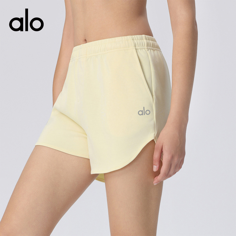 ALO YOGA💰78💎支持一件代发
aloyoga 夏季瑜伽短裤女棉跑步运动三分裤健身裤卫裤
【品牌】ALO 
【款号】DK2162
【面料】人棉/涤纶/氨纶
【颜色】茶咖色，鹅黄色，花灰色，黑色
【尺码】S，M，L，XL
 专柜同款品质，厂家直销，货源充足，售后保障