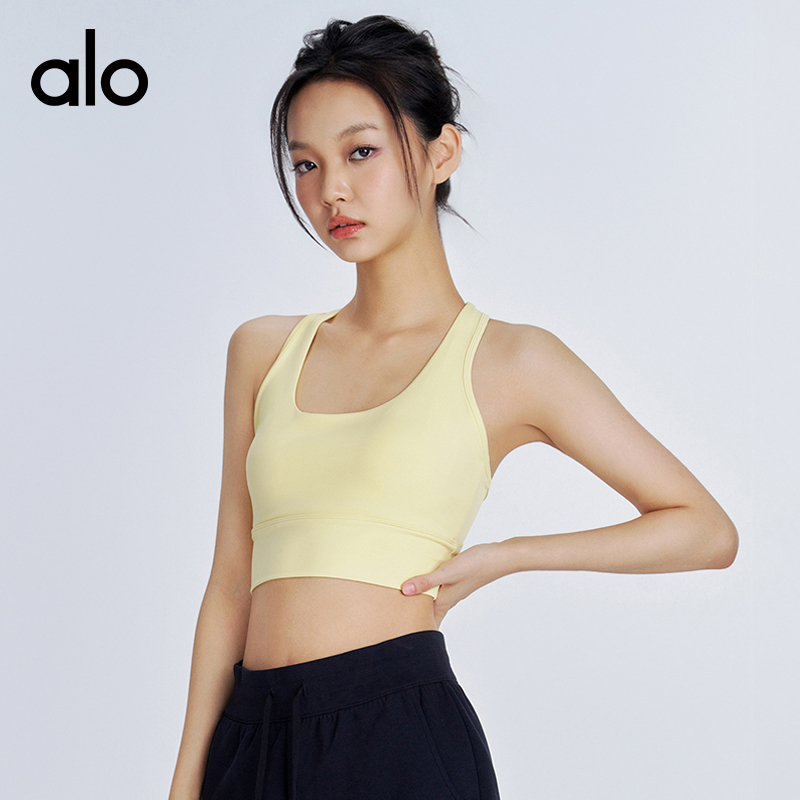 ALO YOGA💰78💎支持一件代发
aloyoga 高强度防震工字美背瑜伽背心带胸垫健身背心
【品牌】ALO 
【款号】WX52006
【面料】锦纶/氨纶
【颜色】水洗黄，葡萄蓟紫，卡其色，黑色+白色，黑色，风车蓝，白色，白蛋白，蒸馏咖啡
【尺码】S，M，L，XL
 专柜同款品质，厂家直销，货源充足，售后保障