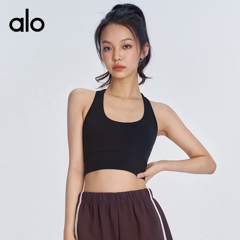 ALO YOGA💰78💎支持一件代发
aloyoga 高强度防震工字美背瑜伽背心带胸垫健身背心
【品牌】ALO 
【款号】WX52006
【面料】锦纶/氨纶
【颜色】水洗黄，葡萄蓟紫，卡其色，黑色+白色，黑色，风车蓝，白色，白蛋白，蒸馏咖啡
【尺码】S，M，L，XL
 专柜同款品质，厂家直销，货源充足，售后保障