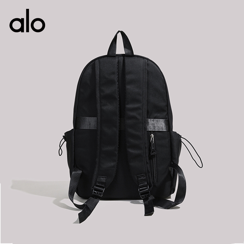 ALO YOGA💰78💎支持一件代发
aloyoga 新款纯色男女同款大容量透气耐磨双肩包
【品牌】ALO 
【款号】STB8653
【面料】尼龙
【颜色】黑色，象牙白，浅灰色，黄色
【尺码】均码
 专柜同款品质，厂家直销，货源充足，售后保障