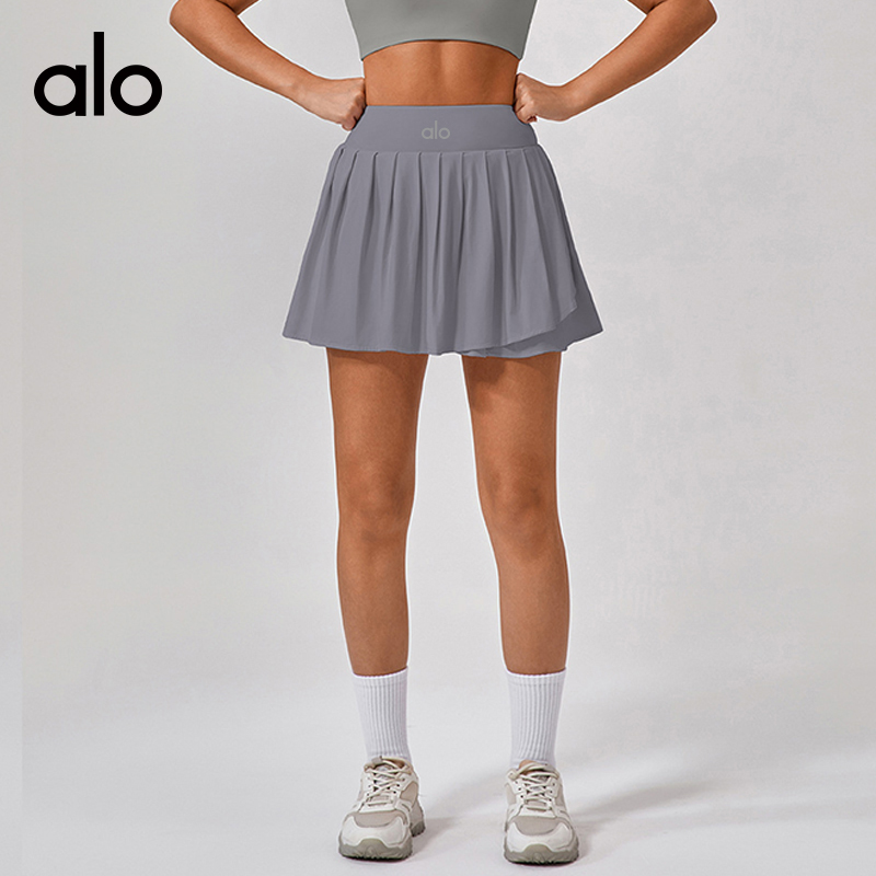 ALO YOGA💰83💎支持一件代发
aloyoga 夏季裸感运动裤裙修身弹力速干透气瑜伽裙
【品牌】ALO 
【款号】KW309
【面料】锦纶/氨纶
【颜色】黑色，白色，粉红色，灰色
【尺码】S/4，M/6，L/8，XL/10
 专柜同款品质，厂家直销，货源充足，售后保障