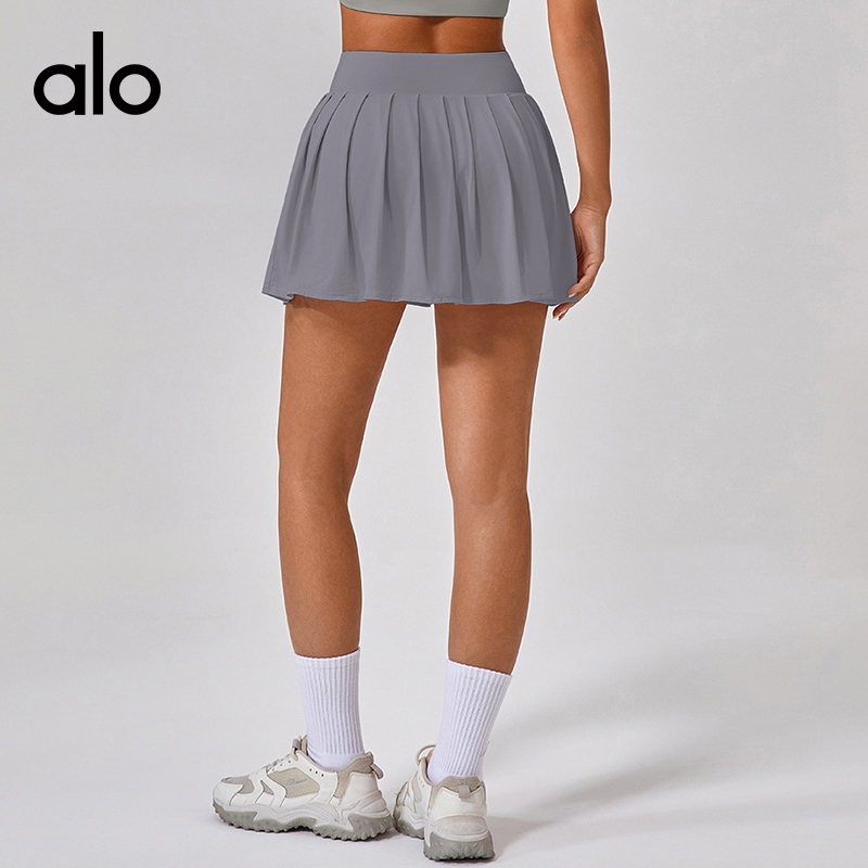 ALO YOGA💰83💎支持一件代发
aloyoga 夏季裸感运动裤裙修身弹力速干透气瑜伽裙
【品牌】ALO 
【款号】KW309
【面料】锦纶/氨纶
【颜色】黑色，白色，粉红色，灰色
【尺码】S/4，M/6，L/8，XL/10
 专柜同款品质，厂家直销，货源充足，售后保障