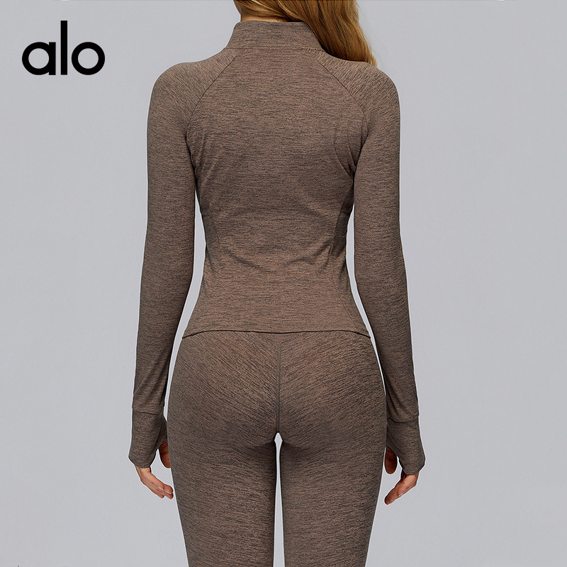 Alo jacket everyday light gray yoga