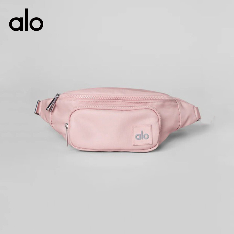 ALO YOGA💰88💎支持一件代发
aloyoga 简约时尚腰包女士斜挎腰包多功能大容量手机包
【品牌】ALO 
【款号】JY400（腰包）
【面料】尼龙100%
【颜色】灰色，黑色，粉红色，白色，深棕色，绿色
【尺码】均码
专柜同款品质，厂家直销，货源充足，售后保障