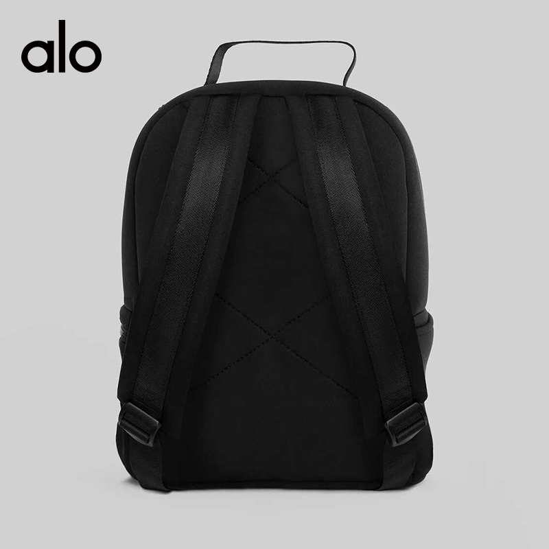 ALO YOGA💰118💎支持一件代发
aloyoga 休闲旅行双肩包哑光布面子母包双肩背包
【品牌】ALO 
【款号】STB2035
【面料】涤纶，氯丁橡胶 100%
【颜色】黑色
【尺码】均码
专柜同款品质，厂家直销，货源充足，售后保障