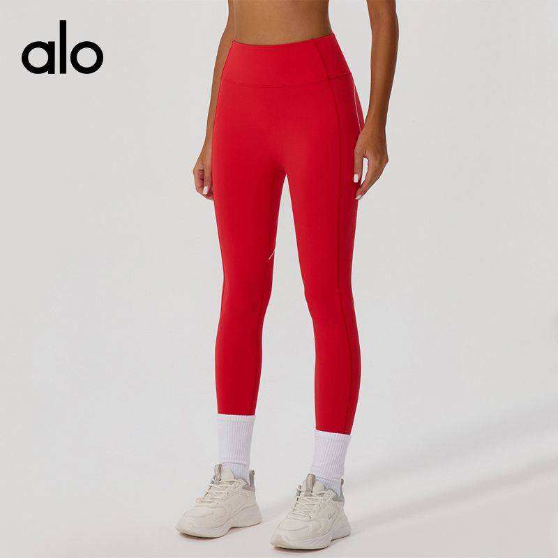 ALO YOGA 💰83💎支持一件代发
aloyoga 撞色高弹提臀运动裤高腰裸感外穿跑步九分裤
【品牌】AlO
【款号】KW429
【面料】锦纶/氨纶
【颜色】大红色，紫色，黑色，粉色
【尺码】S/4，M/6，L/8，XL/10
 专柜同款品质，厂家直销，货源充足，售后保障