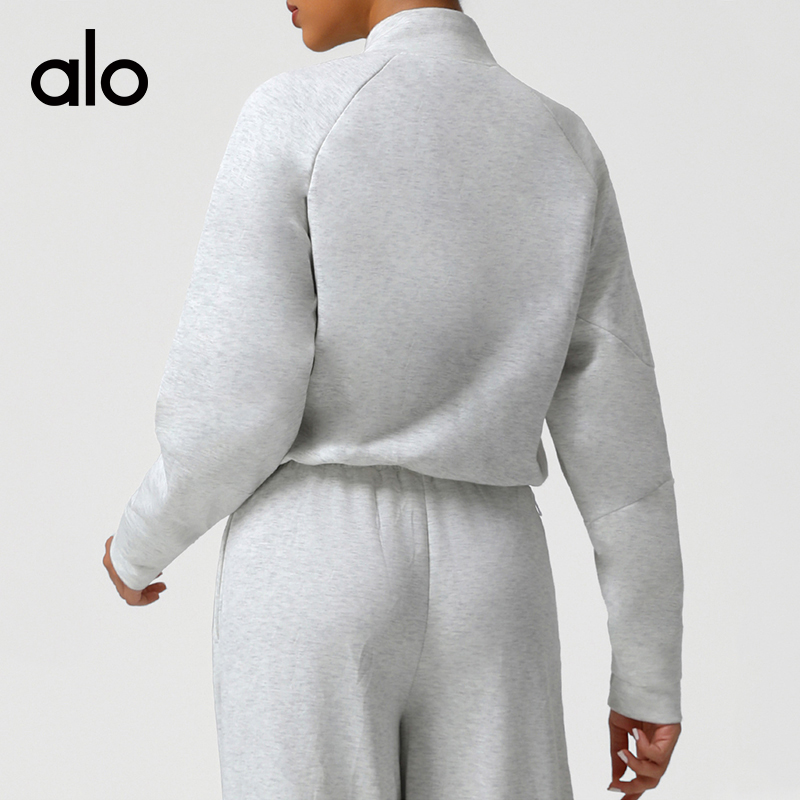 ALO YOGA 💰113💎支持一件代发
aloyoga 秋冬加厚卫衣运动休闲瑜伽服长袖半拉链外套
【品牌】AlO
【款号】WT2549
【面料】人棉/涤纶/氨纶
【颜色】黄色，花灰色，橄榄绿，深红色
【尺码】S，M，L，XL
 专柜同款品质，厂家直销，货源充足，售后保障