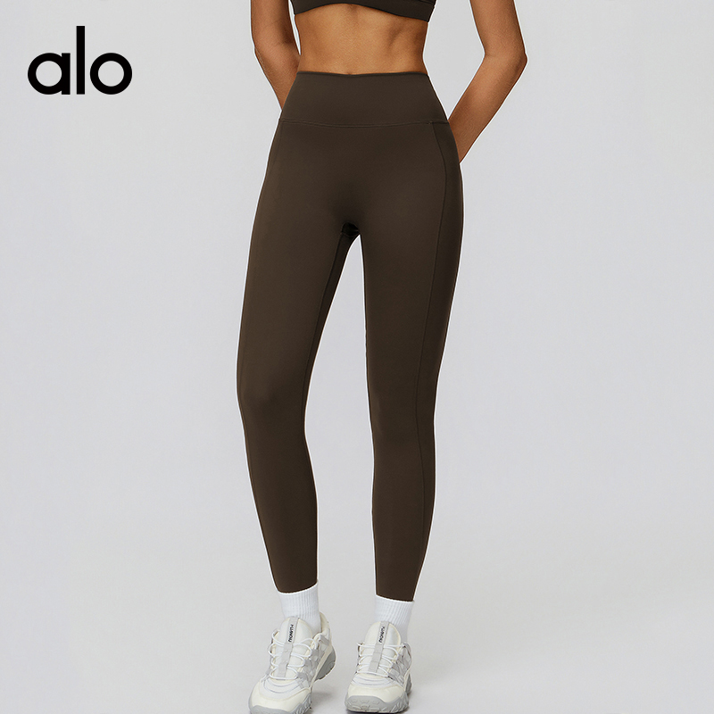 ALO YOGA💰83💎支持一件代发
aloyoga 裸感高腰缩褶紧身长裤户外跑步运动健身裤
【品牌】ALO 
【款号】ECK9308-1
【面料】锦纶/氨纶
【颜色】高级黑，中灰紫，黑咖啡，灰蓝色
【尺码】S，M，L，XL
 专柜同款品质，厂家直销，货源充足，售后保障