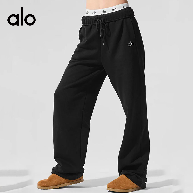 ALO YOGA💰118💎支持一件代发
aloyoga 纯棉简约美式保暖运动卫衣宽松长裤
【品牌】ALO 
【款号】CX80015
【面料】棉
【颜色】咖啡色，黑色，浅灰色，藕粉色
【尺码】S，M，L
 专柜同款品质，厂家直销，货源充足，售后保障