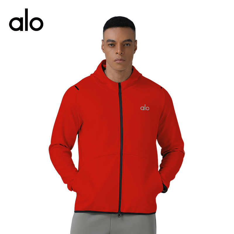ALO YOGA💰108💎支持一件代发
aloyoga 休闲户外拉链连帽训练服跑步健身防风运动外套
【品牌】ALO 
【款号】WT68155
【面料】聚酯纤维/氨纶
【颜色】黑色，红色，卡其色
【尺码】S，M，L，XL，2XL，3XL
 专柜同款品质，厂家直销，货源充足，售后保障