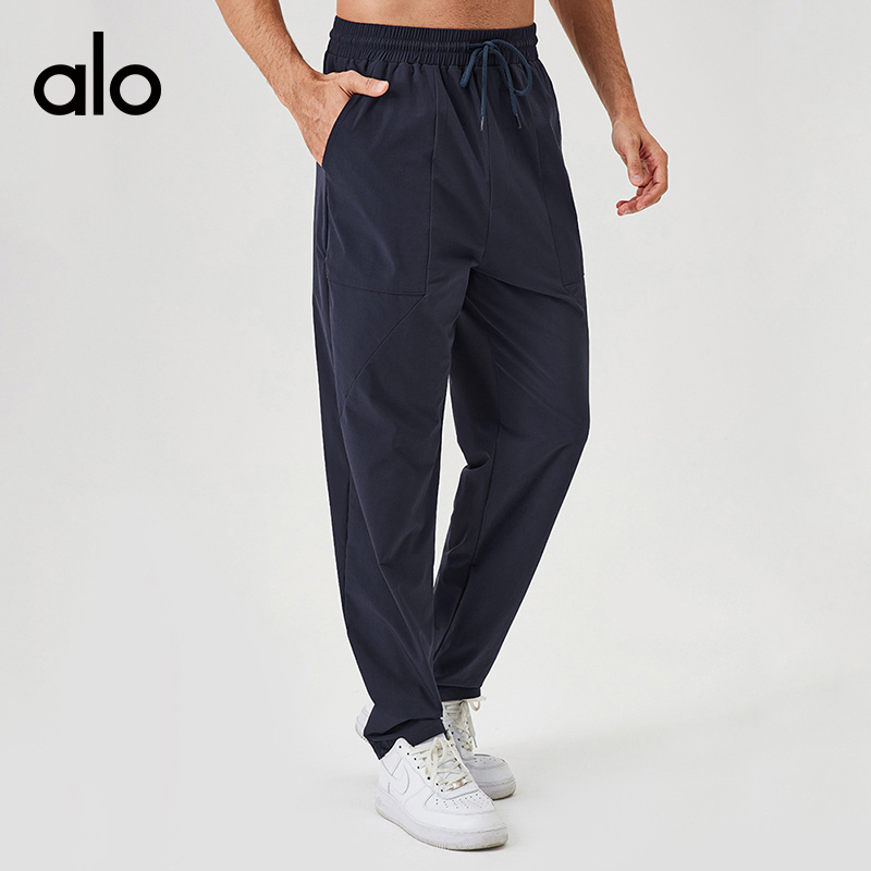 ALO YOGA💰93💎支持一件代发
aloyoga 休闲宽松运动裤直筒速干健身训练长裤
【品牌】ALO 
【款号】CK41346
【面料】锦纶/氨纶
【颜色】卡其色，藏蓝色，灰色，黑色
【尺码】S，M，L，XL，2XL
 专柜同款品质，厂家直销，货源充足，售后保障