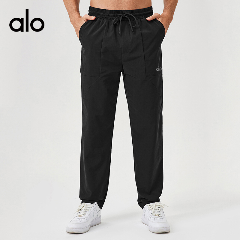 ALO YOGA💰93💎支持一件代发
aloyoga 休闲宽松运动裤直筒速干健身训练长裤
【品牌】ALO 
【款号】CK41346
【面料】锦纶/氨纶
【颜色】卡其色，藏蓝色，灰色，黑色
【尺码】S，M，L，XL，2XL
 专柜同款品质，厂家直销，货源充足，售后保障