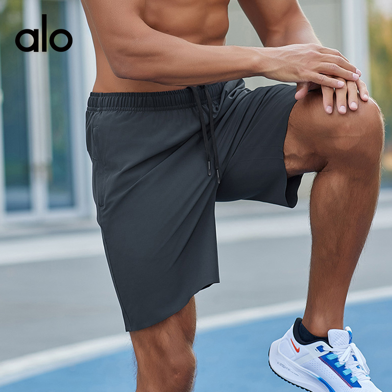 ALOYOGA 💰78💎支持一件代发
aloyoga 男士速干训练短裤透气户外健身裤运动五分裤
【品牌】AlO
【款号】DK24401
【面料】聚酯纤维/氨纶
【颜色】灰色，酒红色，藏青色，黑色
【尺码】S，M，L，XL，XXL
 专柜同款品质，厂家直销，货源充足，售后保障