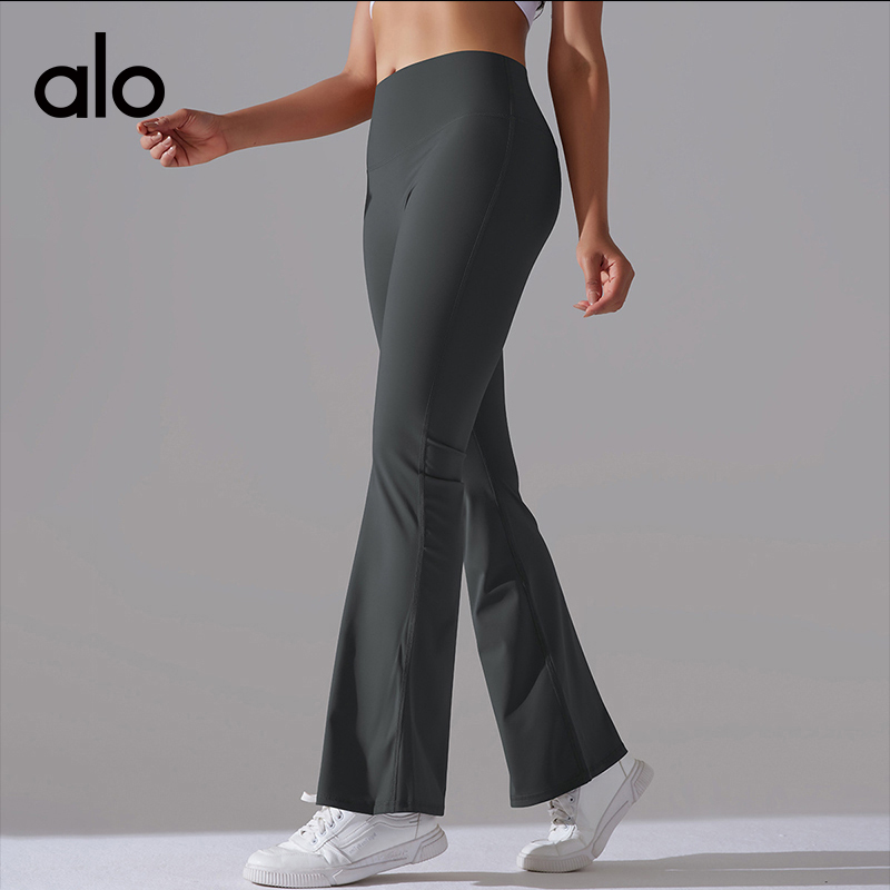 ALOYOGA 💰88💎支持一件代发
aloyoga 高腰磨毛蜜桃提臀喇叭裤健身裸感瑜伽裤
【品牌】AlO
【款号】CK6640
【面料】锦纶/氨纶
【颜色】钛灰色，海军蓝，石墨灰，可可色，黑色
【尺码】S，M，L，XL
 专柜同款品质，厂家直销，货源充足，售后保障