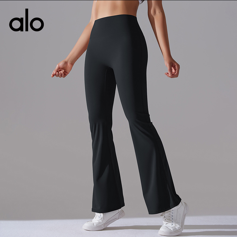 ALOYOGA 💰88💎支持一件代发
aloyoga 高腰磨毛蜜桃提臀喇叭裤健身裸感瑜伽裤
【品牌】AlO
【款号】CK6640
【面料】锦纶/氨纶
【颜色】钛灰色，海军蓝，石墨灰，可可色，黑色
【尺码】S，M，L，XL
 专柜同款品质，厂家直销，货源充足，售后保障