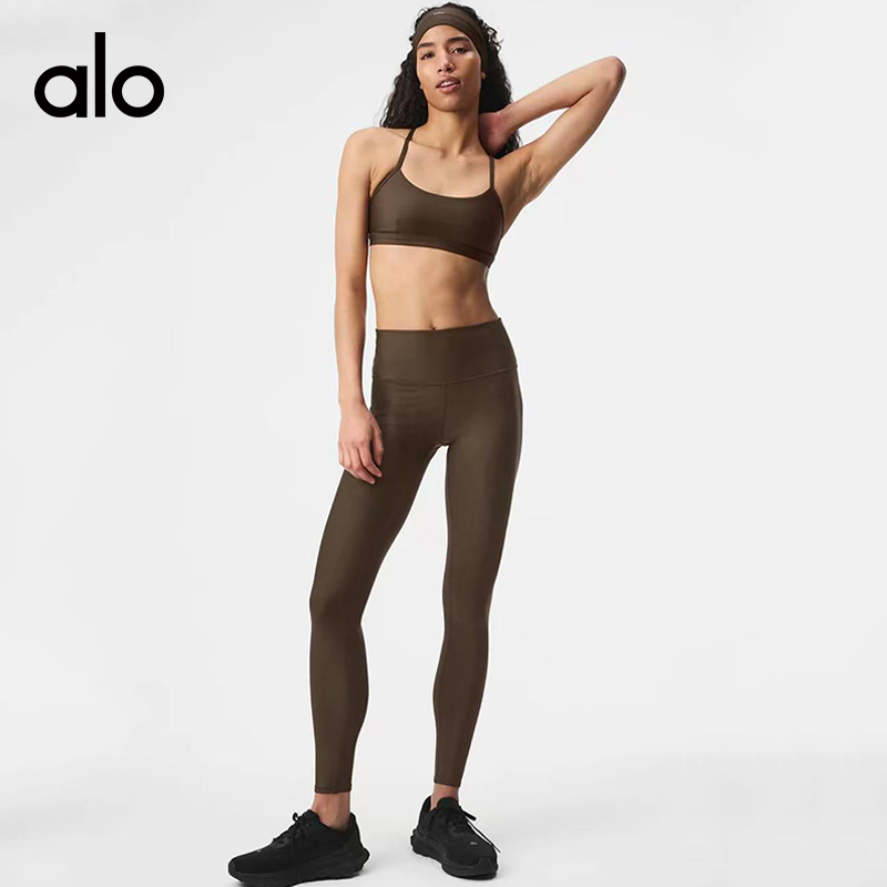 ALOYOGA 💰83💎支持一件代发
aloyoga 裸感珠光瑜伽裤收腹提臀紧身裤运动健身长裤
【品牌】AlO
【款号】CK80017
【面料】涤纶/氨纶
【颜色】黑色，藕粉色，咖啡色，藏青色
【尺码】S/6，M/8，L/10
 专柜同款品质，厂家直销，货源充足，售后保障