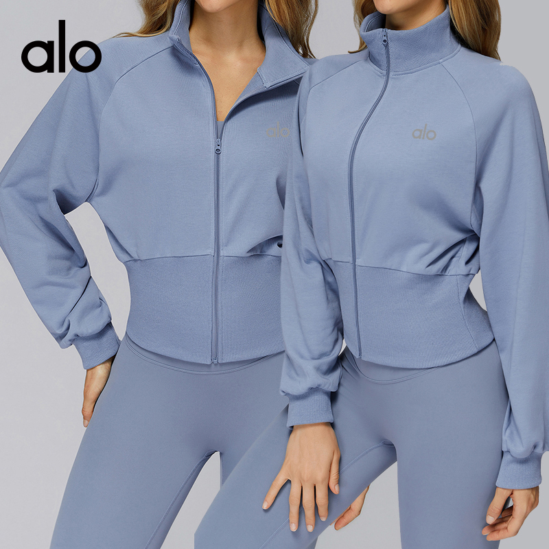 Alo jacket everyday light blue yoga