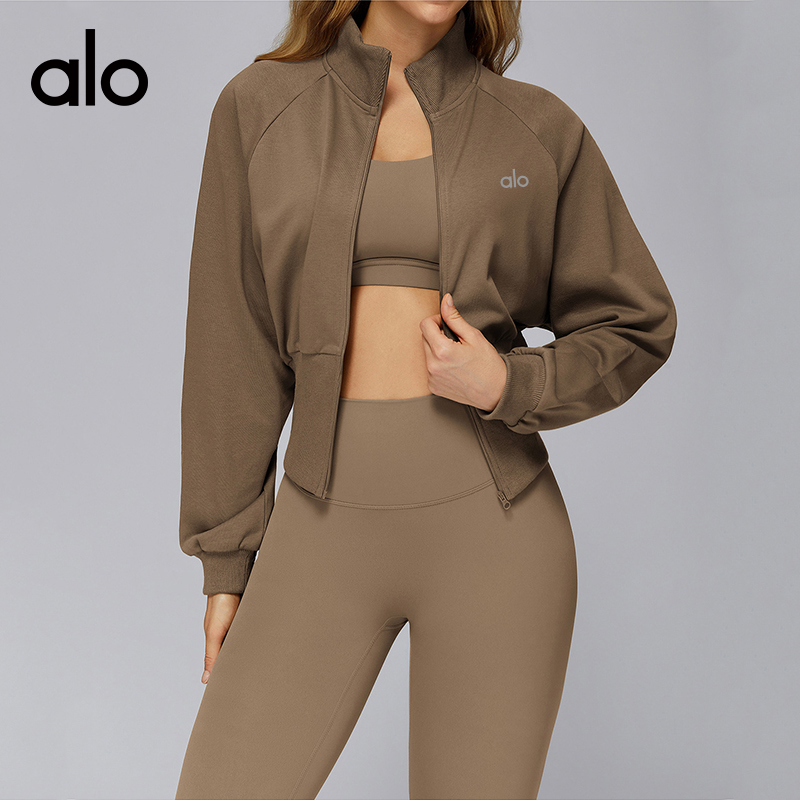 Alo jacket everyday light blue yoga