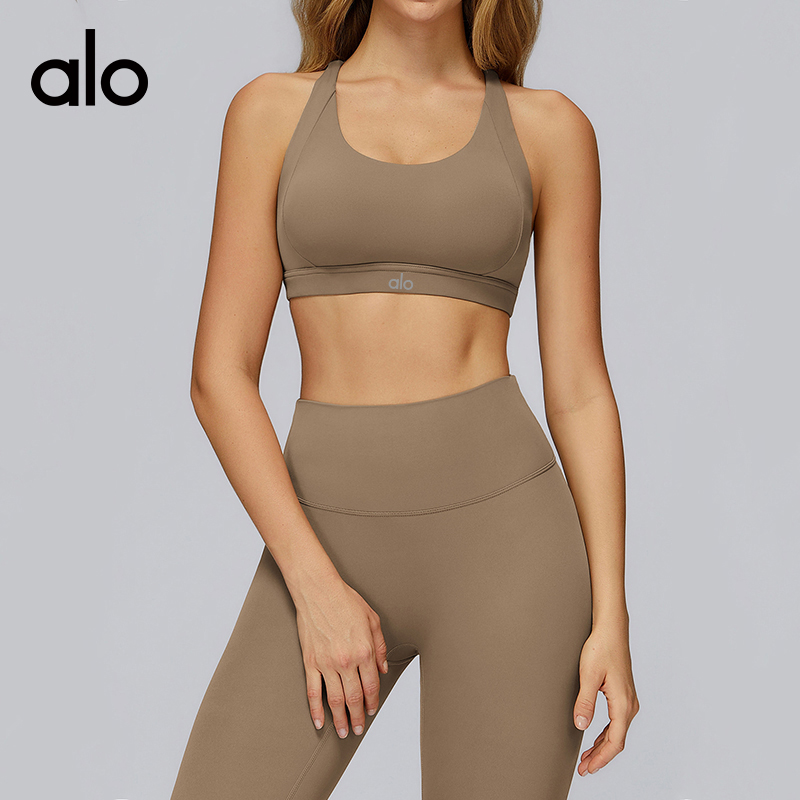 ALOYOGA 💰78💎支持一件代发
aloyoga 云感瑜伽文胸交叉镂空美背紧身运动内衣文胸
【品牌】AlO
【款号】EWX7011
【面料】锦纶/氨纶
【颜色】高级黑，牛仔蓝，卡其色，咖啡棕，火山灰
【尺码】S，M，L，XL
 专柜同款品质，厂家直销，货源充足，售后保障