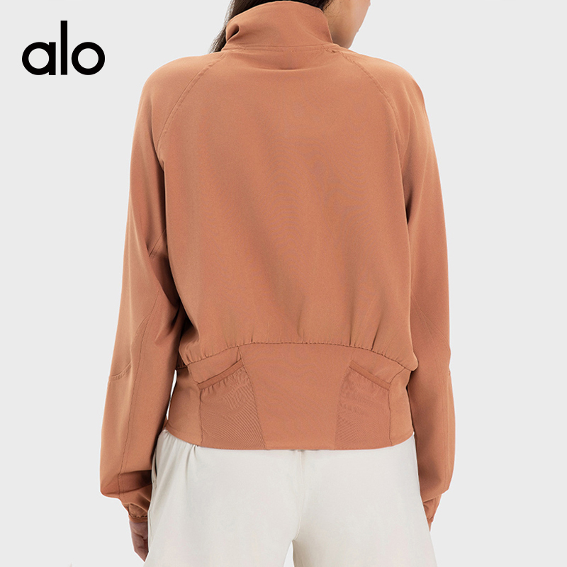 ALOYOGA 💰98💎支持一件代发
aloyoga 夏季轻薄透气防晒衣防紫外线原纱冰感长袖外套
【品牌】AlO
【款号】DSS065
【面料】涤纶/氨纶
【颜色】沙漠阳光色，冰银色，白色，黑色
【尺码】4，6，8，10，12
 专柜同款品质，厂家直销，货源充足，售后保障