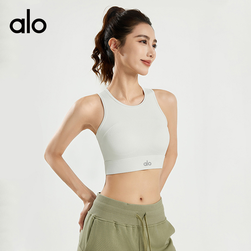 ALOYOGA 💰78💎支持一件代发
aloyoga 新款瑜伽背心固定杯肩带健身运动文胸内衣女
【品牌】AlO
【款号】JYMN124
【面料】聚酯纤维/氨纶
【颜色】蒸馏咖啡，宝兰色，白色，星耀黑
【尺码】S，M，L，XL，XXL
 专柜同款品质，厂家直销，货源充足，售后保障