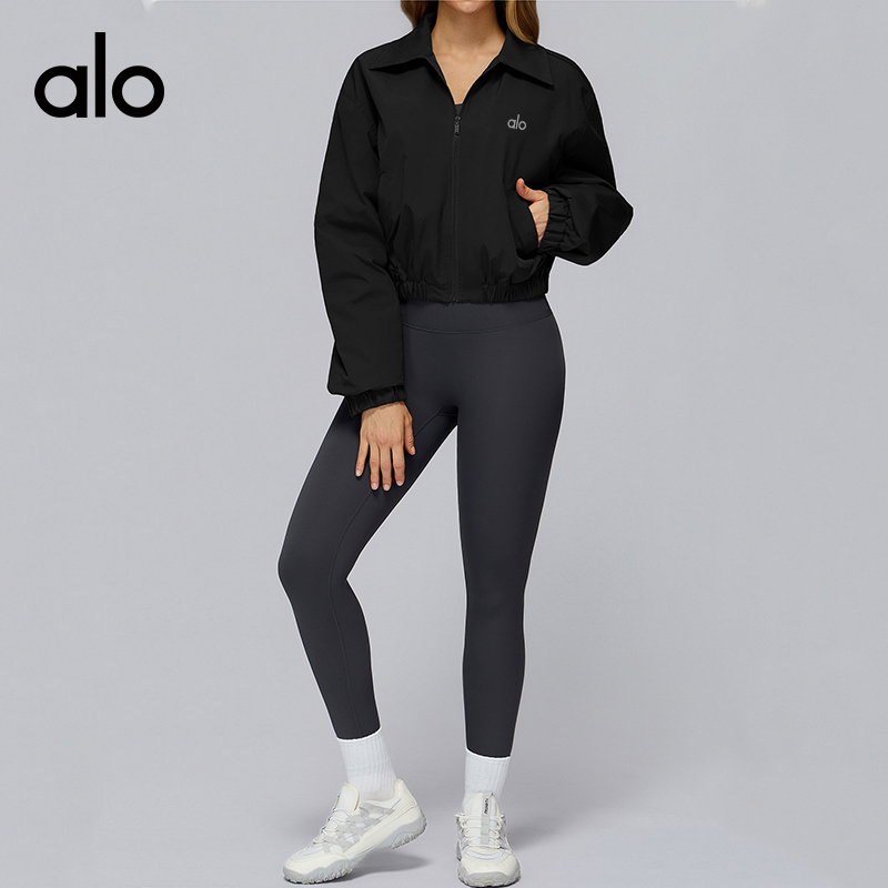 Alo jacket everyday olive brown yoga
