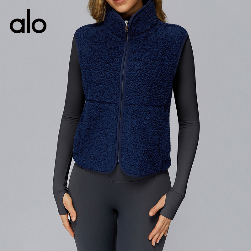 ALOYOGA 💰108💎支持一件代发
aloyoga 秋冬立领加绒运动马甲无袖拉链外穿背心外套
【品牌】AlO
【款号】EWT9500
【面料】涤纶
【颜色】高级黑，樱桃红，霜灰色，摩卡棕，徽章蓝
【尺码】S，M，L，XL
 专柜同款品质，厂家直销，货源充足，售后保障