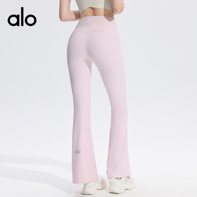 ALOYOGA 💰93💎支持一件代发
aloyoga 高腰微喇紧身长裤跑步健身裤显瘦女喇叭裤
【品牌】AlO
【款号】CK630
【面料】锦纶/氨纶
【颜色】牡丹粉，乌木棕，天空蓝，高级黑
【尺码】S，M，L，XL
 专柜同款品质，厂家直销，货源充足，售后保障