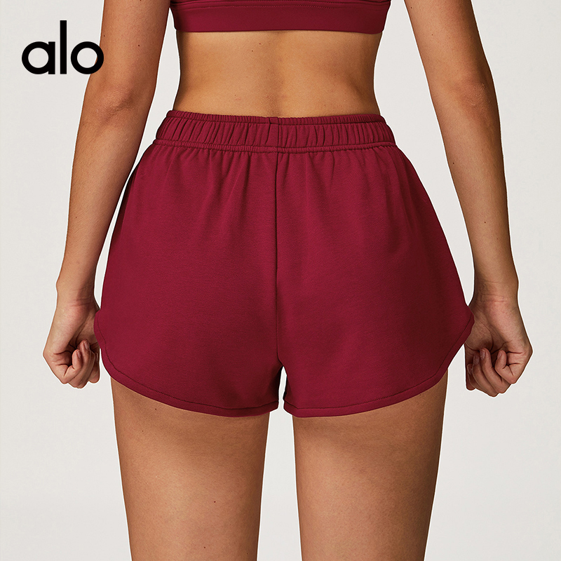 ALOYOGA 💰78💎支持一件代发
aloyoga 秋冬卫裤高腰阔腿直简显瘦宽松卫裤休闲短裤
【品牌】AlO
【款号】EDK2044
【面料】棉/涤纶
【颜色】高级黑，樱桃红，燕麦杏，午夜蓝，咖啡色
【尺码】S，M，L，XL
 专柜同款品质，厂家直销，货源充足，售后保障