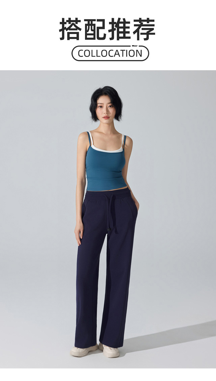 ALO YOGA💰103💎支持一件代发
aloyoga 加绒长裤瑜伽裤宽松高腰直筒休闲运动阔腿裤
【品牌】ALO 
【款号】YK447
【面料】棉/聚酯纤维
【颜色】白麻灰，奶油杏，海军蓝，冷萃棕，烟熏粉
【尺码】S，M，L，XL
 专柜同款品质，厂家直销，货源充足，售后保障