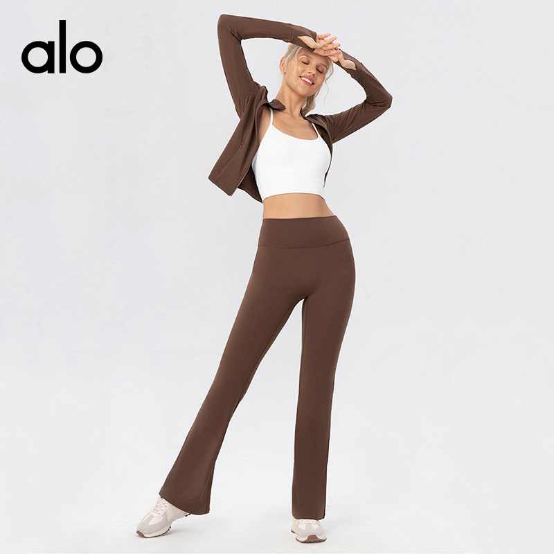 ALO YOGA💰83💎支持一件代发
aloyoga 加绒提臀高腰瑜伽裤显瘦运动保暖户外健身长裤
【品牌】ALO 
【款号】CK52325
【面料】锦纶/氨纶
【颜色】拿铁棕，雾霾灰，浅米色，黑色
【尺码】S，M，L，XL
 专柜同款品质，厂家直销，货源充足，售后保障