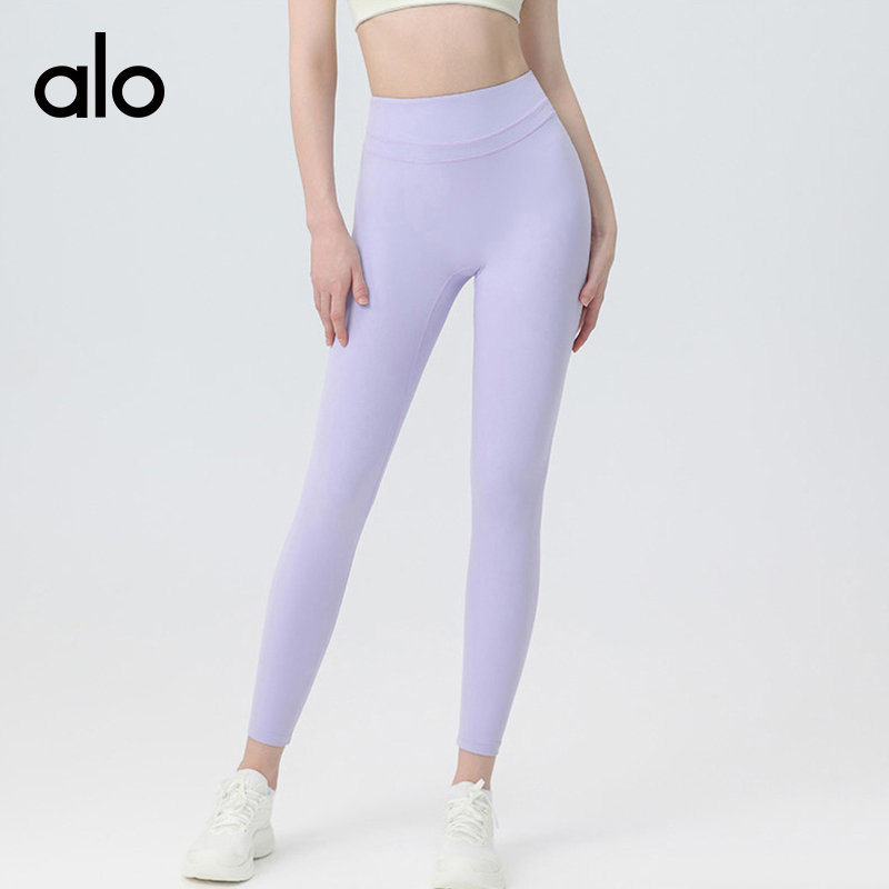 ALO YOGA 💰83💎支持一件代发
aloyoga 蜜桃提臀高腰瑜伽裤弹力运动速干跑步健身长裤
【品牌】AlO
【款号】CK2153
【面料】锦纶/氨纶
【颜色】鹅黄色，亚麻色，浪漫紫，徽章蓝，黑色
【尺码】S，M，L，XL
 专柜同款品质，厂家直销，货源充足，售后保障